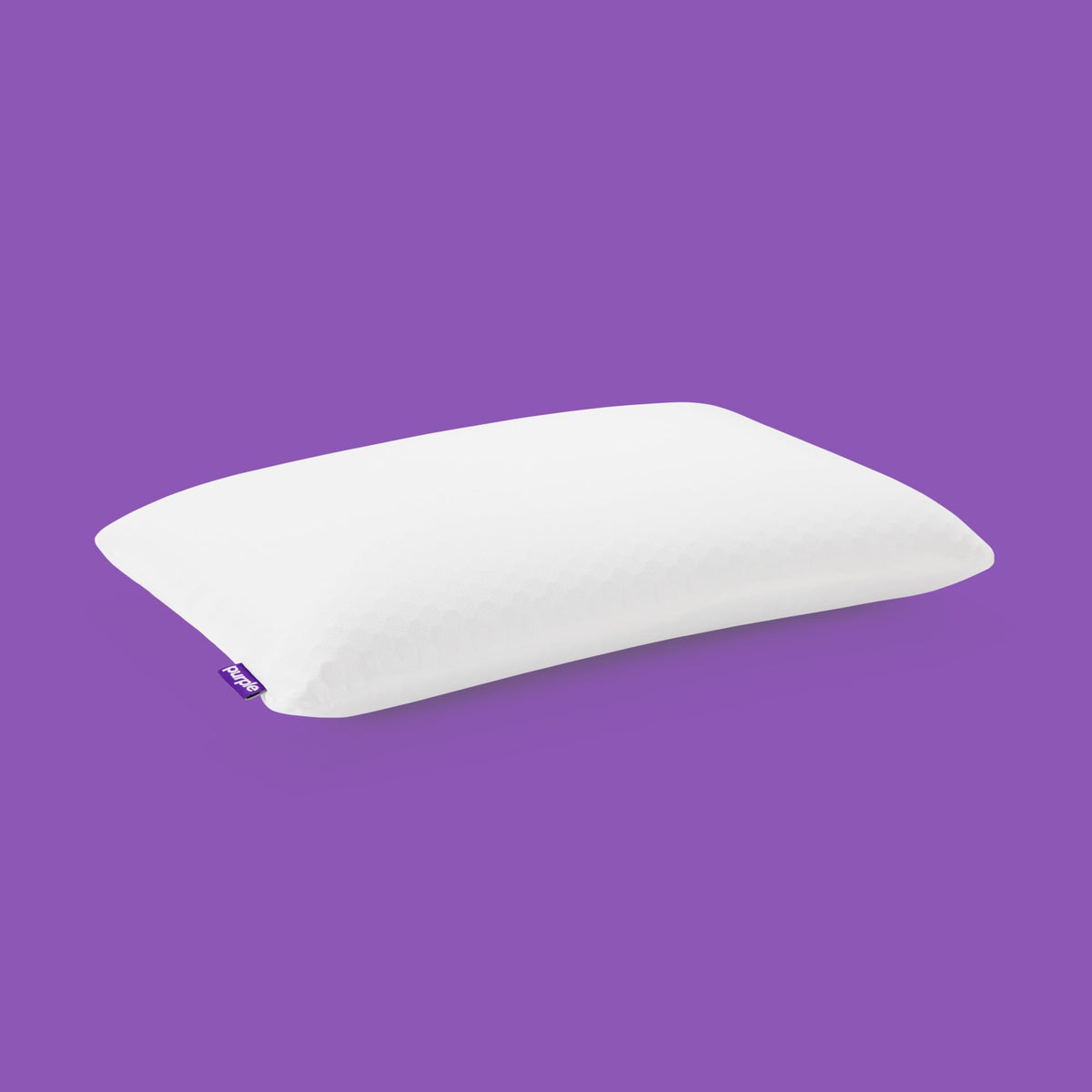 Purple Harmony Pillow – Standard, Medium Feel, Med Height - Talalay Latex Foam Cooling Pillow for Combo or Side Sleepers, 360º Hex GelFlex Grid for No-Pressure Support and Luxurious Weightless Feel