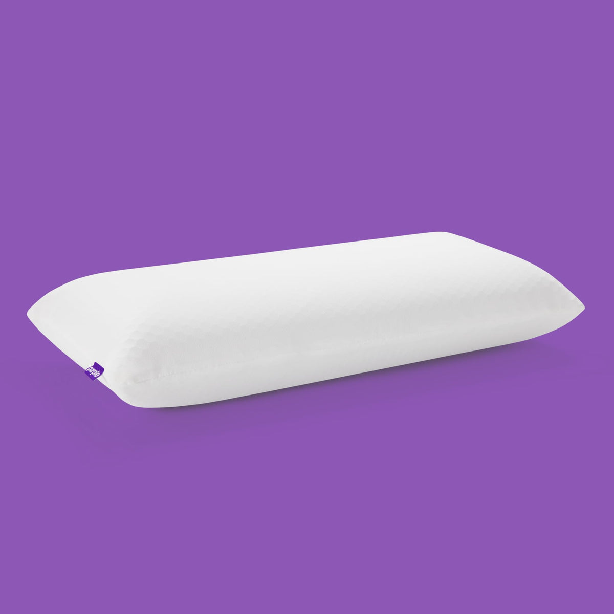 Purple Harmony Pillow – Standard, Medium Feel, Med Height - Talalay Latex Foam Cooling Pillow for Combo or Side Sleepers, 360º Hex GelFlex Grid for No-Pressure Support and Luxurious Weightless Feel