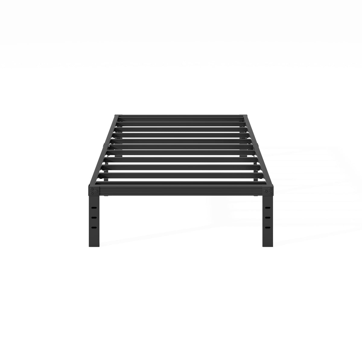14 Inch Bed Frames Twin Size 3500 lbs Heavy Duty Platform with Sturdy Metal Slats, No Box Spring Needed, Easy Assembly, Under Bed Storage, Noise-Free, Non-Slip