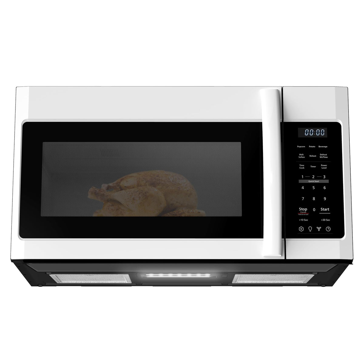 BLACK+DECKER 5-in-1 Microwave Oven with Air Fry, Combi, Bake, Roast, and Convection Cooking, 0.9 cu. ft. Countertop Microwave, Stainless Steel, 900 Watts, Child-Lock, ES9P032NA