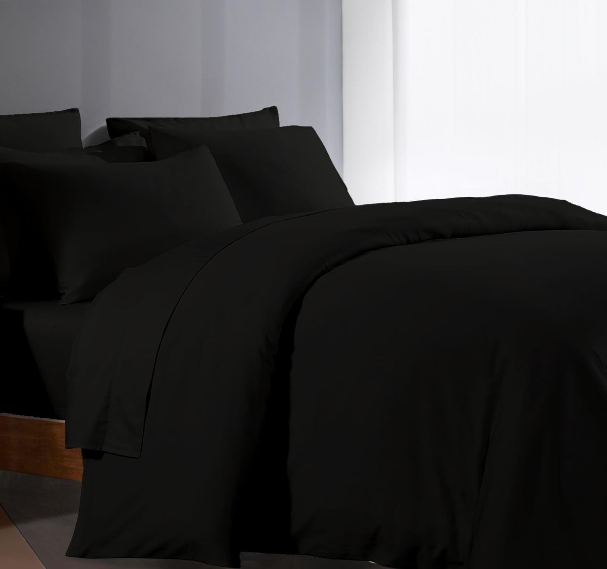 Bluemoon Homes 1000 Thread Count White King Duvet Cover, 100% Long Staple Egyptian Cotton Quilt Cover King/Cal King Size, Silky Soft, Breathable with Hidden Zipper Closure (1 Piece Duvet Cover)