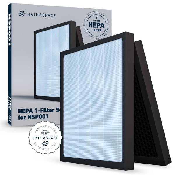 Hathaspace Certified HSP001 Smart True HEPA Air Purifier Replacement Filters (1 Set)