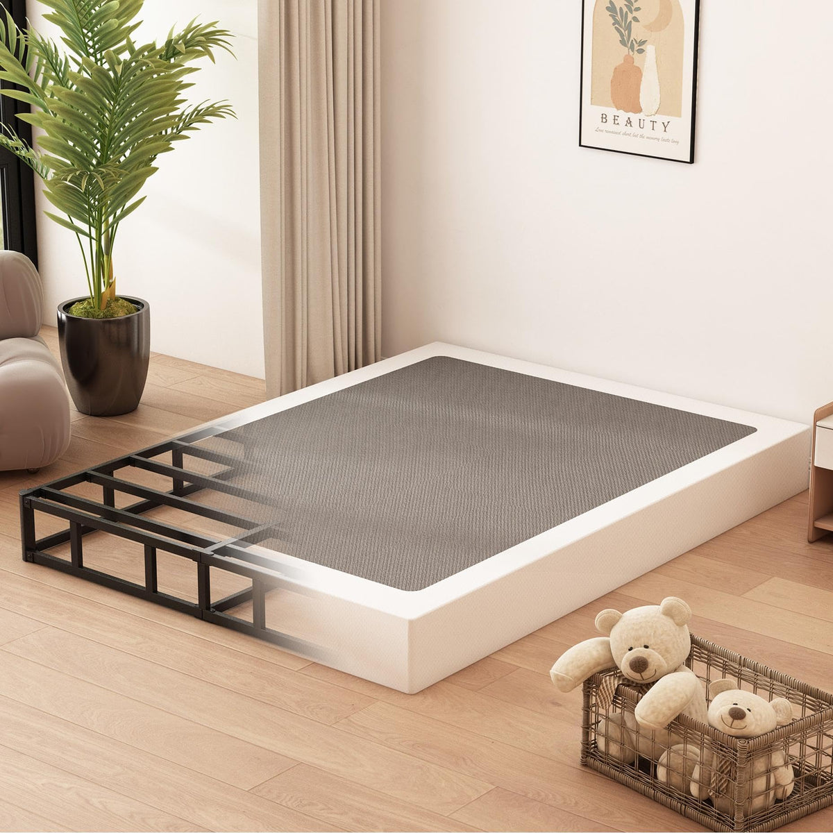 Husleephu California King Box Spring 8 inch