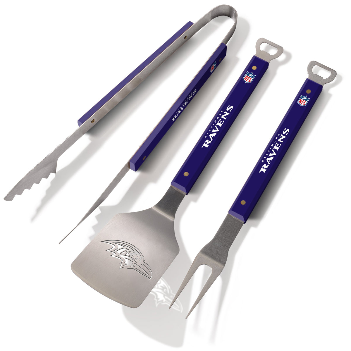 YouTheFan NFL Cincinnati Bengals Spirit Series 3-Piece BBQ Set, 22" x 9"