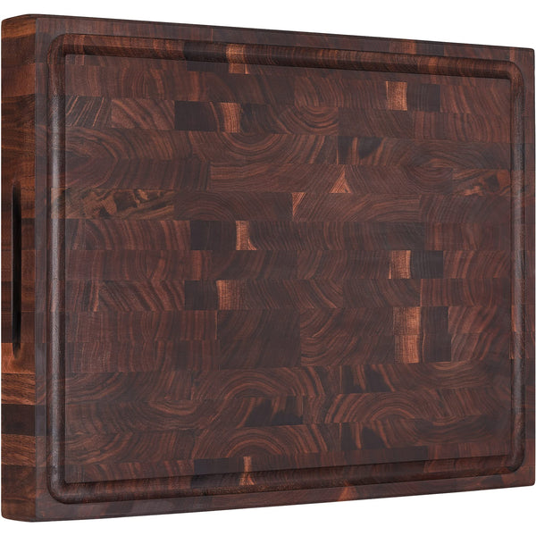 Large walnut wood cutting board, 24 x 18